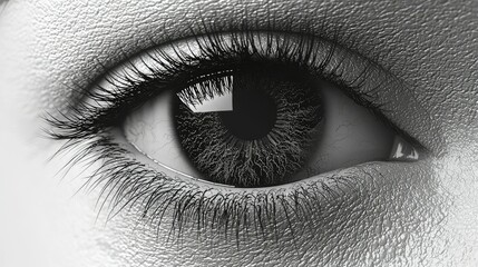 A Close Up Of A Striking Human Eye