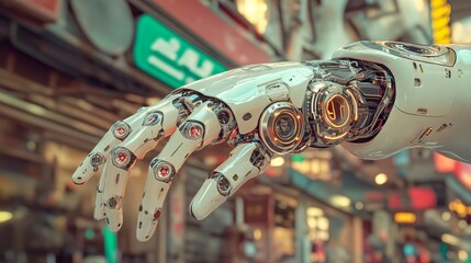 A precision-engineered robotic joint emphasizes intricate mechanical design and sophisticated control systems
