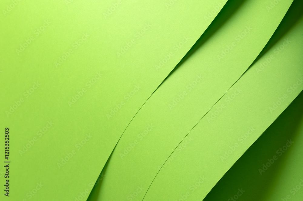 Poster Lime green paper background with a smooth matte surface and a subtle gradient. Bright, vibrant tones and a polished finish create a stylish, cheerful, and eco-friendly design with a modern, luxurious,