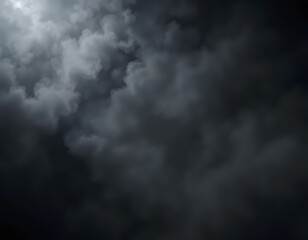 Obraz premium Dark Storm Clouds: A Moody, Atmospheric Night Sky