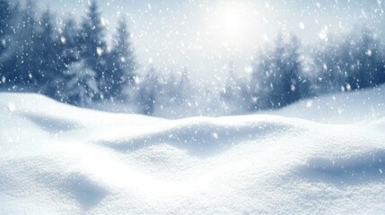 winter space of snow 