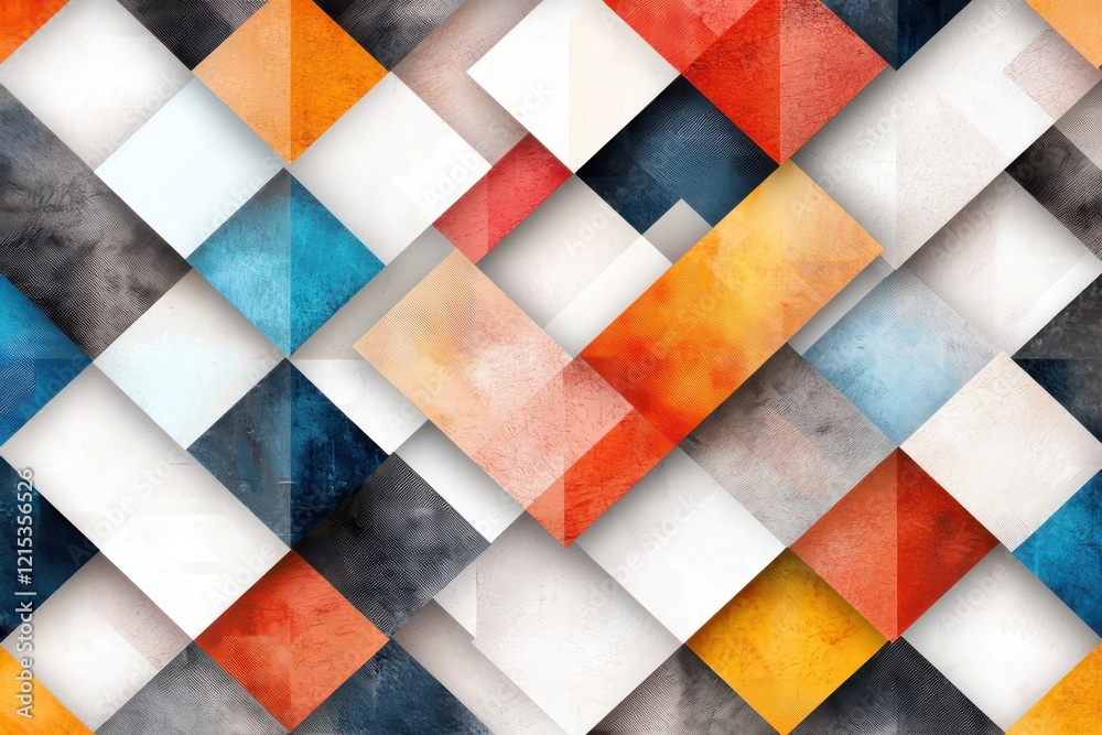 Poster dynamic geometric pattern of overlapping circles in gradient colors modern art design abstract visua