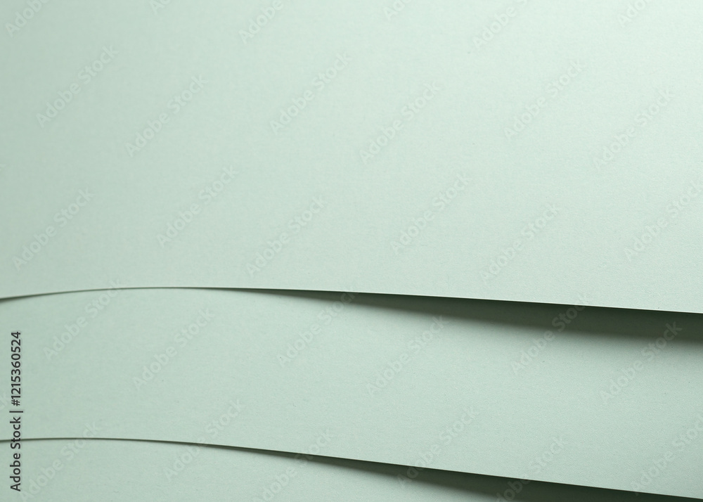 Aufkleber mint green paper background with a smooth matte surface and soft pastel tones. gentle and refined, i