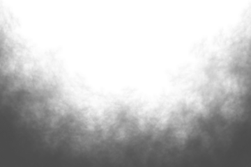 Black fog or smoke isolated on transparent white background. Steam explosion special effect. Effective texture of steam, dark fog, smoke png. design elements for overlay, decoration