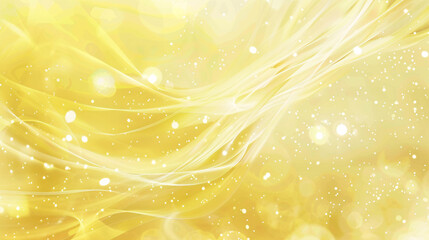 Elegant and luxurious gold abstract background with flowing smooth lines and radiant particles