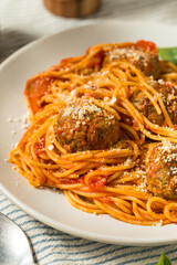 Homemade Italian Spaghetti Meatballs