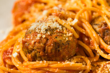 Homemade Italian Spaghetti Meatballs