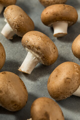 Raw Organic Cremini Baby Bella Mushrooms