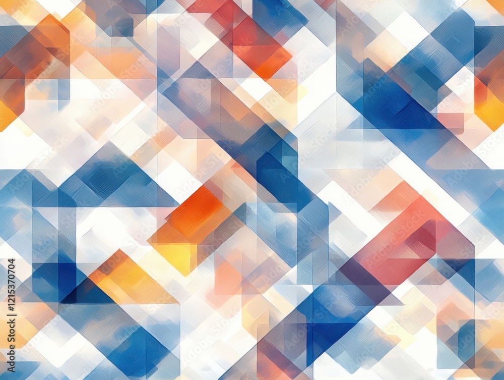 Poster dynamic geometric pattern of overlapping circles in gradient colors modern art design abstract backg