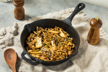 Homemade Roasted Sauteed Gourmet Mushrooms