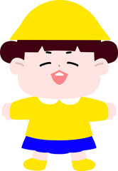 cute child vector image