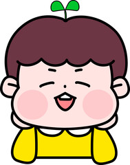 cute child vector image