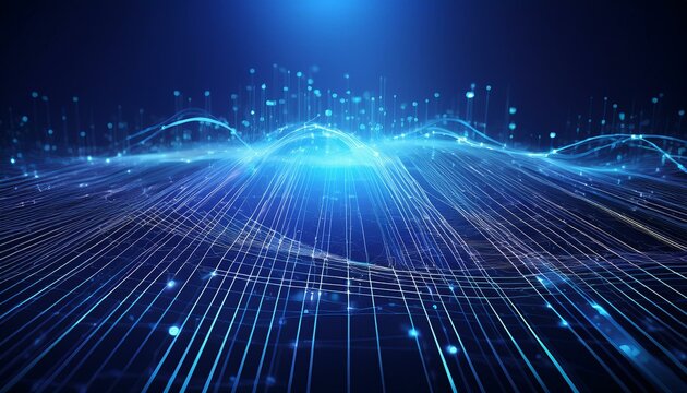 ts connect background technology connection digital data and big data concept