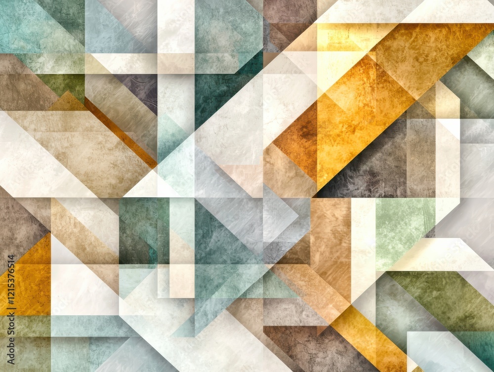 Poster dynamic geometric pattern of overlapping circles in gradient colors modern art design digital illust