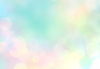 Spring green blue blurred background, light natural bokeh, abstract aerial texture,colorful soft backdrop.