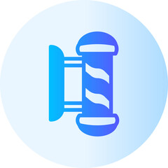 barbershop gradient icon