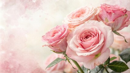 Dreamy rose watercolor gradient background, watercolor effect, , wedding color palette, romantic ambiance, special occasion backdrop