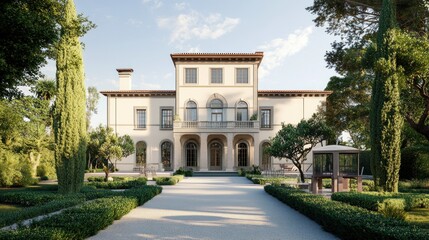 Magnificent Mediterranean Villa: Architectural Design and Landscaping