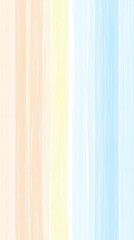 Obraz premium Pastel Gradient Striped Background in Peach, Yellow, and Blue - Made with Generative AI