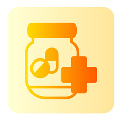 Pharmacy gradient icon