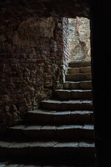 Ruined castle in Siewierz