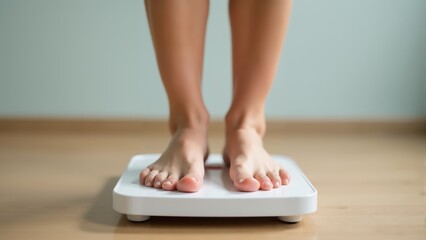 Weighing in on health with determination in a minimalist setting