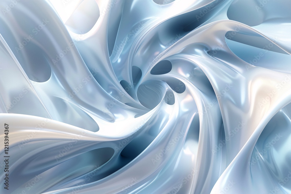 Aufkleber abstract background showcasing a blue and white wavy pattern