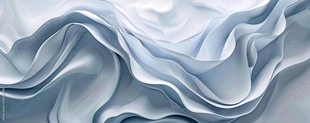 Aufkleber abstract wave digital illustration for website banners or presentation backgrounds