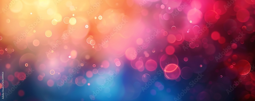 Poster vibrant bokeh lights shimmer and shine against a dark backdrop