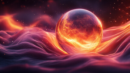 Obraz premium Ethereal Awakening: A Journey of Light and Spirit