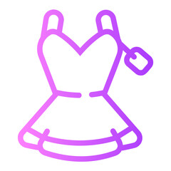Nightgown  gradient icon