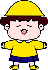 cute child vector image