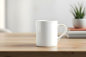mockup cup of tea or cofee on the table