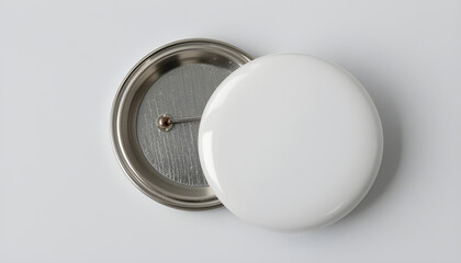 Badge on white background 3D rendering
