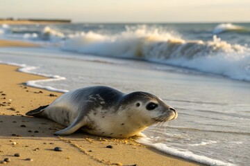 sea lion on the beach