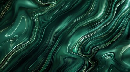 Fototapeta premium Abstract Emerald Green Liquid Marble Texture