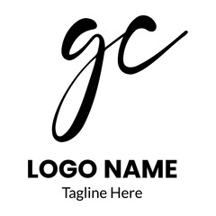 Initial handwriting or handwritten logo for identity. Logo with signature and hand drawn style.Handwriting logo vector templates. Hand drawn Calligraphy lettering Vector illustration. concept-17