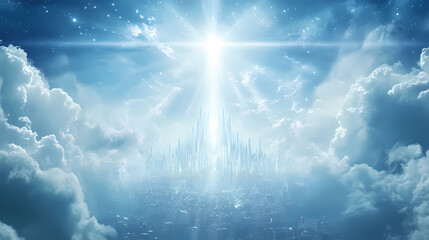 holy city descending heavens