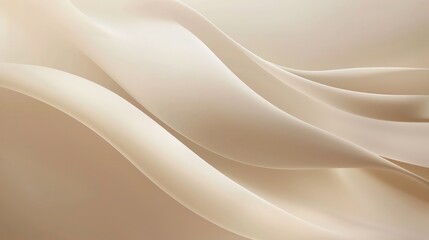 Beige Silk Drape Wallpaper