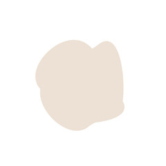 Minimalist Beige Abstract Shape