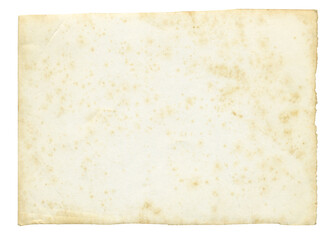Retro photo paper texture. Old antique sheet paper torn edges texture. Recycle vintage paper background. Aged and yellowed paper.	