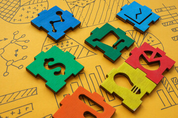 Consumer behavior and marketing puzzle.