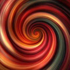 Obraz premium Abstract swirling texture in vibrant red, orange, and gold tones