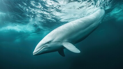 Fototapeta premium Exploring pristine polar marine protected areas icy waters marine life underwater conservation focus