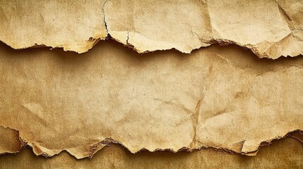 Torn aged paper texture background design