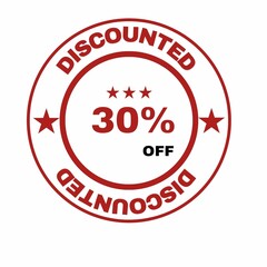 Discountvstamp 50% off, 30% off discount stamp,sale stamp