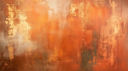 Brushed copper texture background, soft warm metallic surface with subtle grain patterns and natural reflections, modern and industrial design