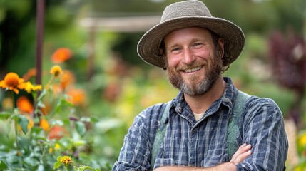 Community workshop on regenerative practices for pollinator health in a vibrant garden setting