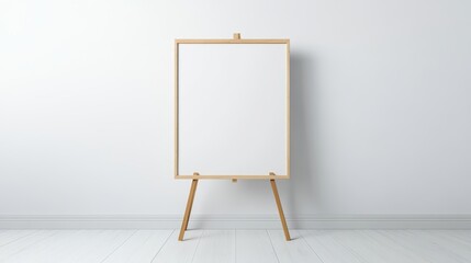 Minimalistic Workspace with Framed Whiteboard and Pastel Stationery 2