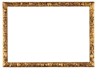 Patterned picture frame on a transparent background, in PNG format.